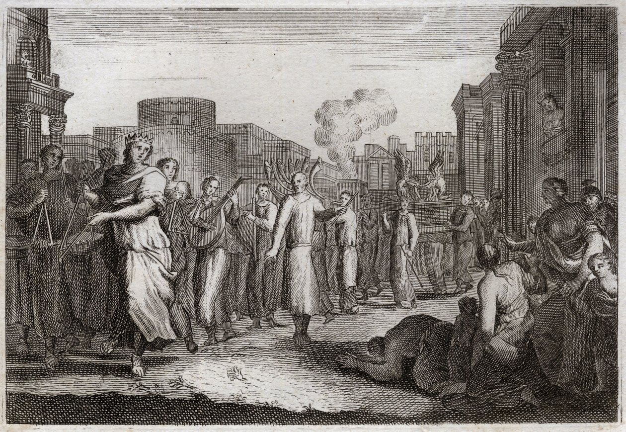 Bible de Royaumont, Ancien Testament : David danse devant l