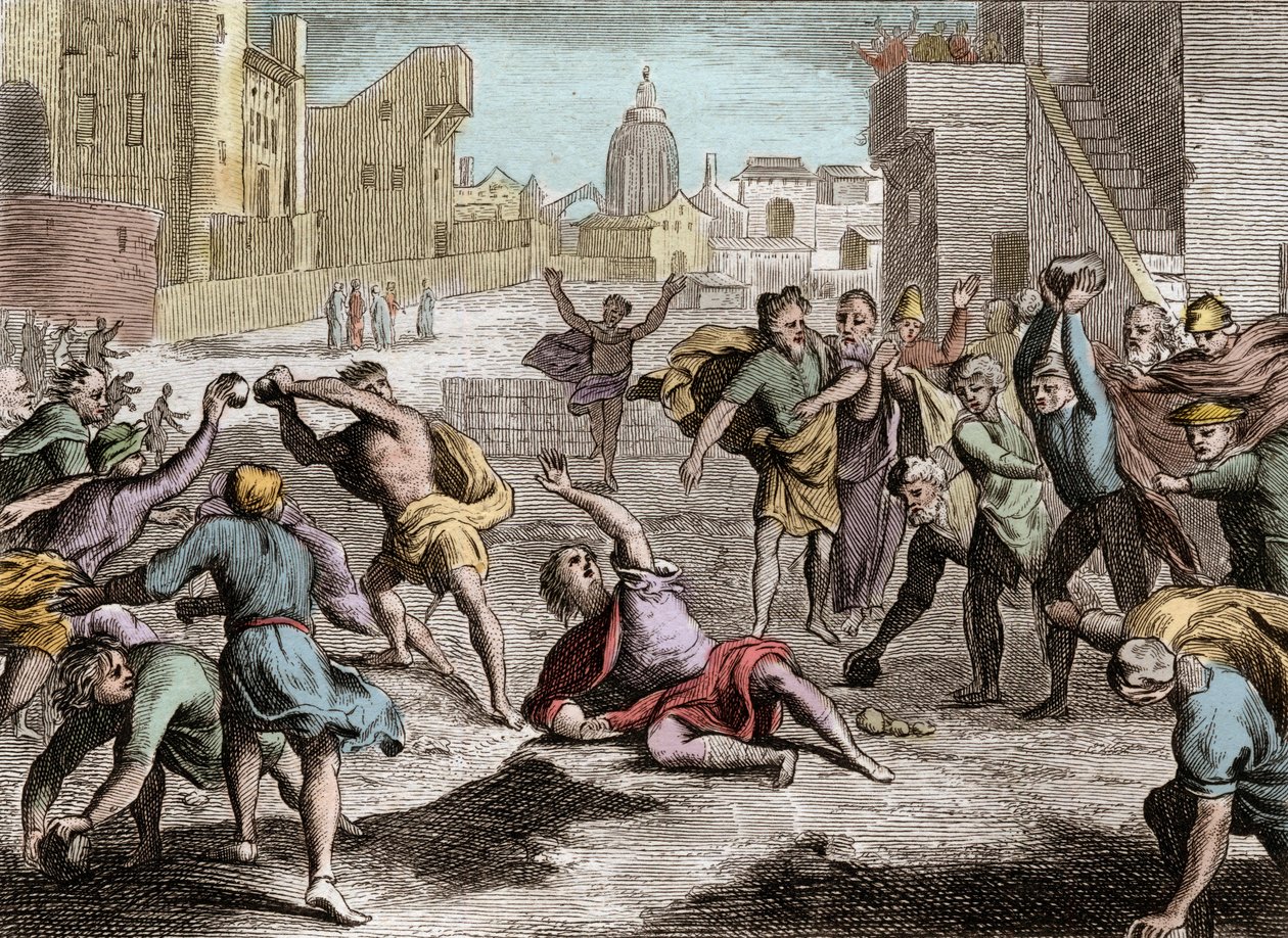 Bible de Royaumont, Ancien Testament : Représentation du schisme de Roboam qui divisa le royaume d