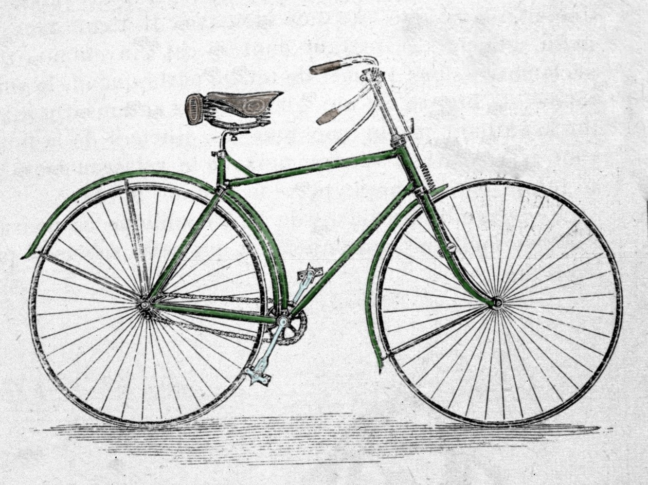 Modèle de bicyclette avec cadre - Unknown artist