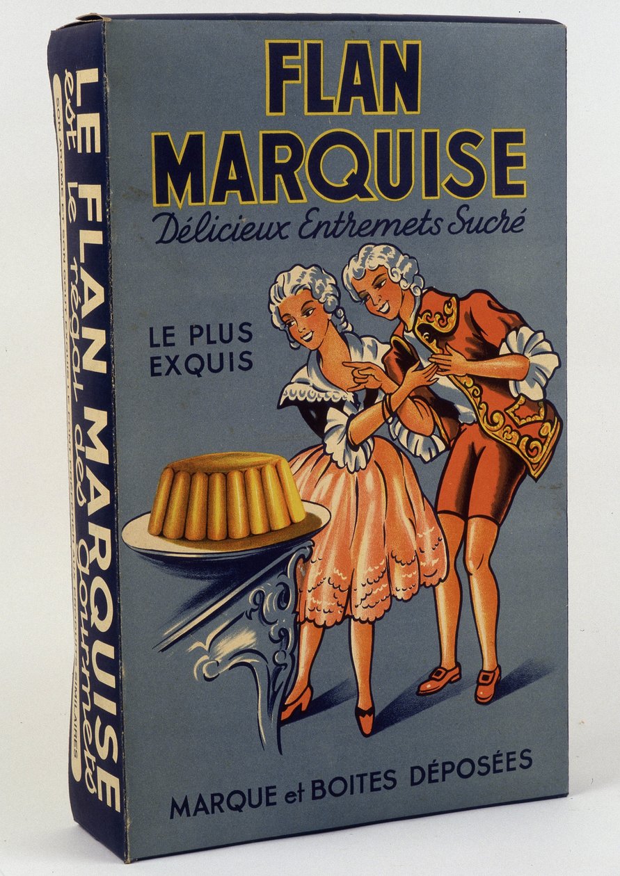Boîte de produit « Flan Marquise: Délicieux entremets sucrés », 19ème siècle - Unknown artist