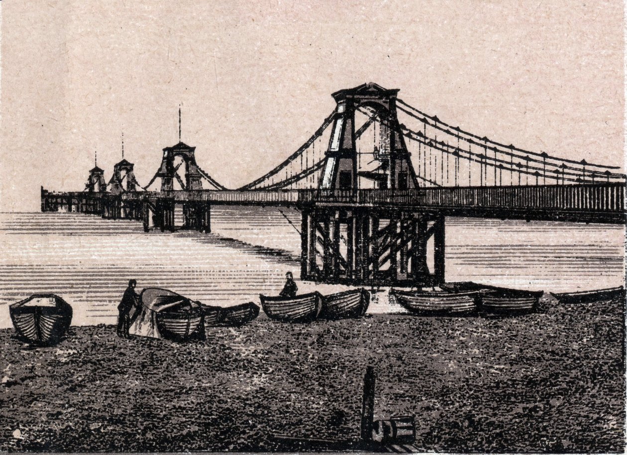 Brighton, Angleterre : vue du Chain Pier - Unknown artist