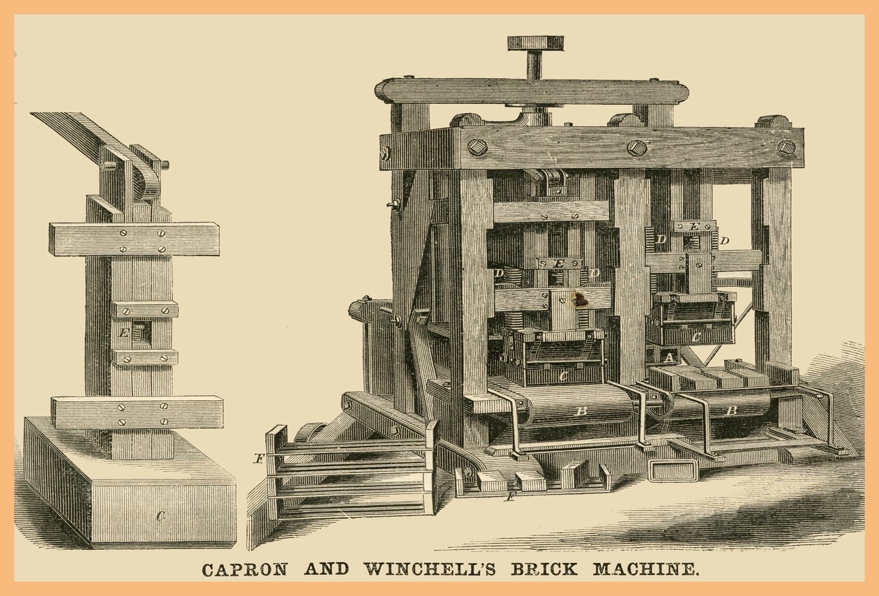 Machine à briques Capron - Winchells - Unknown Artist