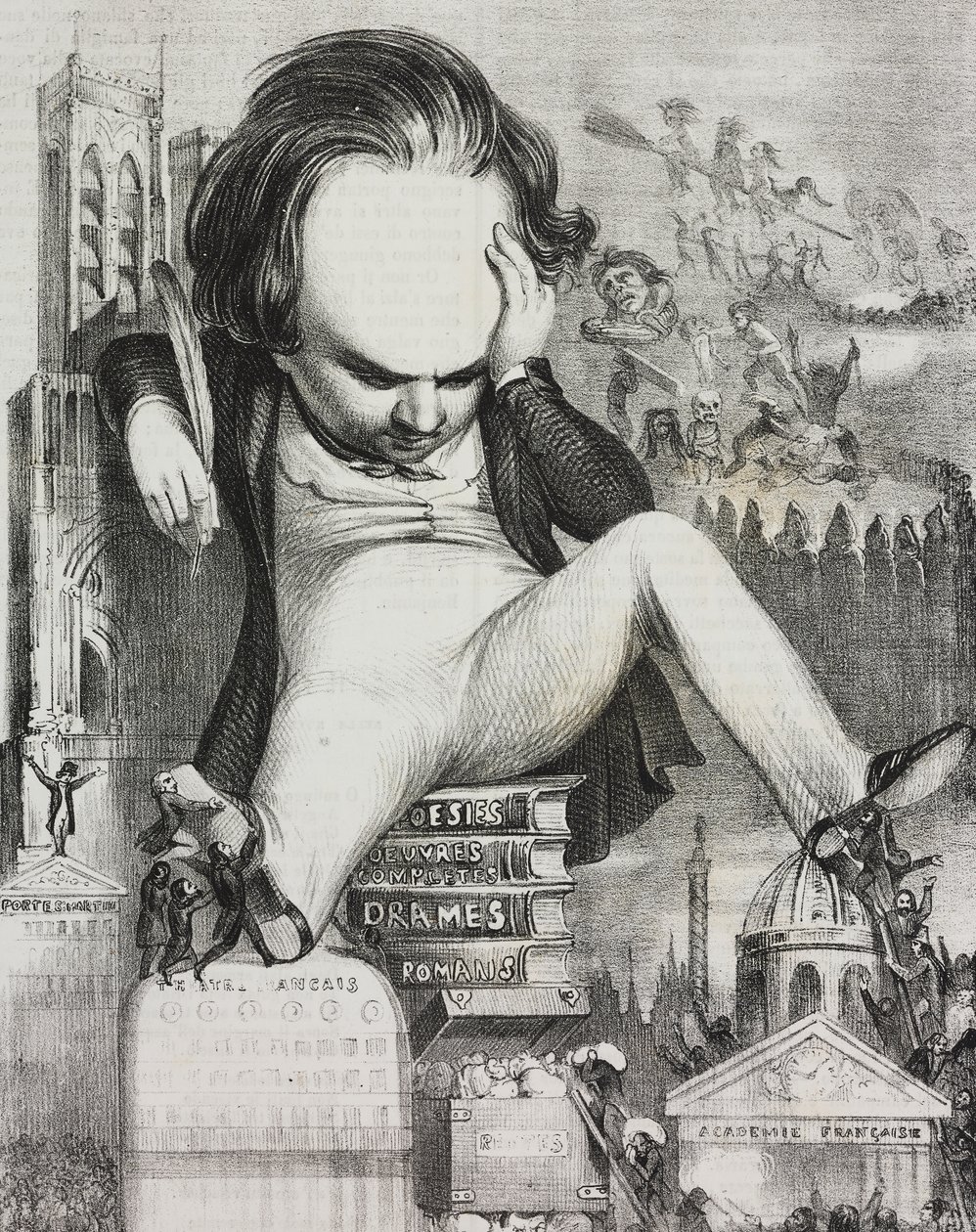 Caricature de Victor Hugo (1802-1885) - Unknown artist