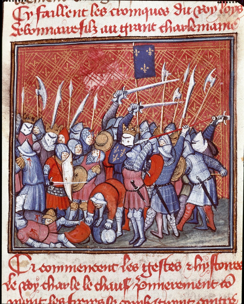 Dynastie carolingienne : Le roi carolingien Charles II dit le Chauve lors d