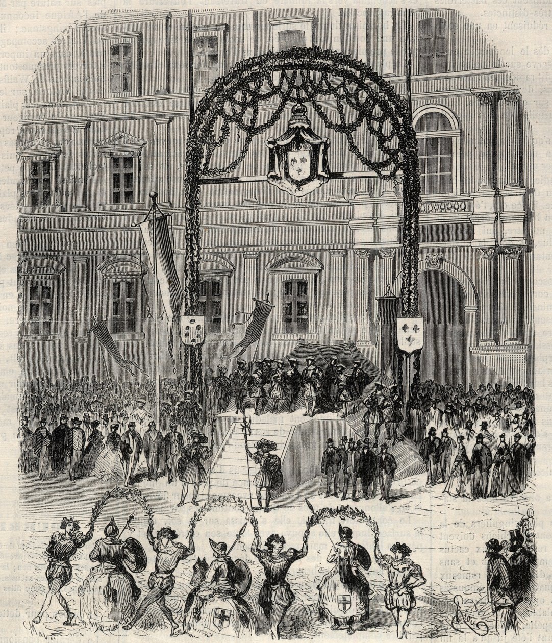 Fêtes de charité à Marseille commémorant l