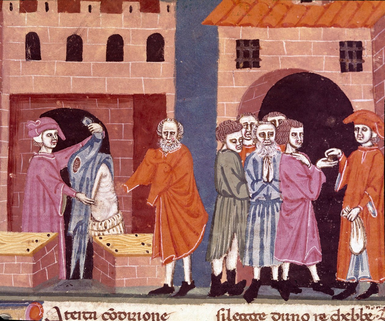 Charité au Moyen Âge : assistance publique - Unknown artist