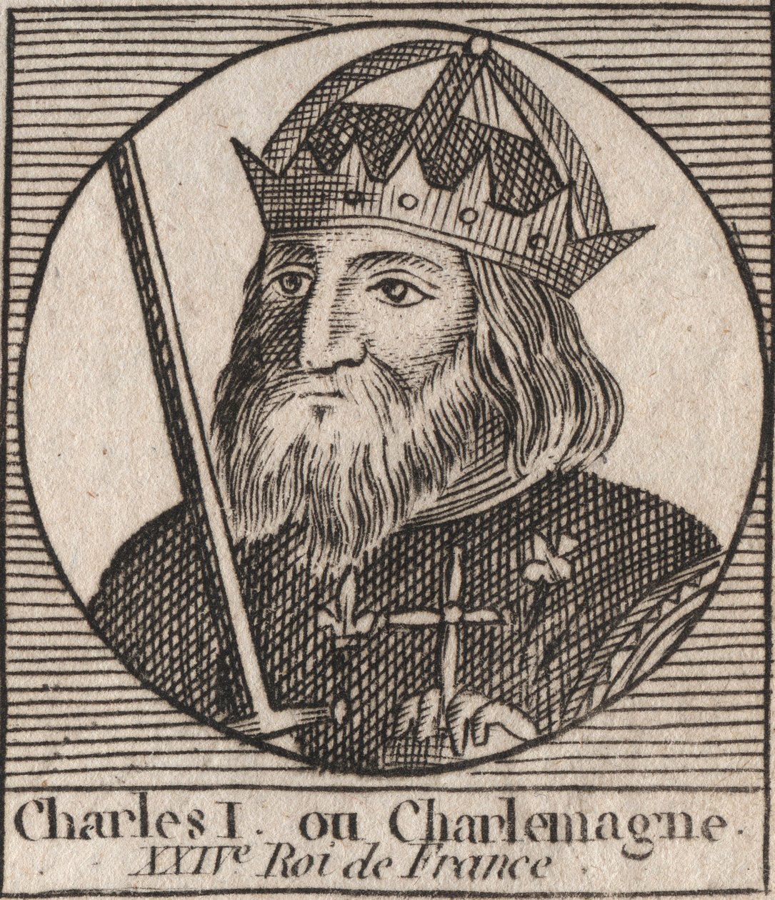 Charlemagne (Carolus Magnus, Charles le Grand) (747-814) Roi des Francs et Empereur chrétien de l
