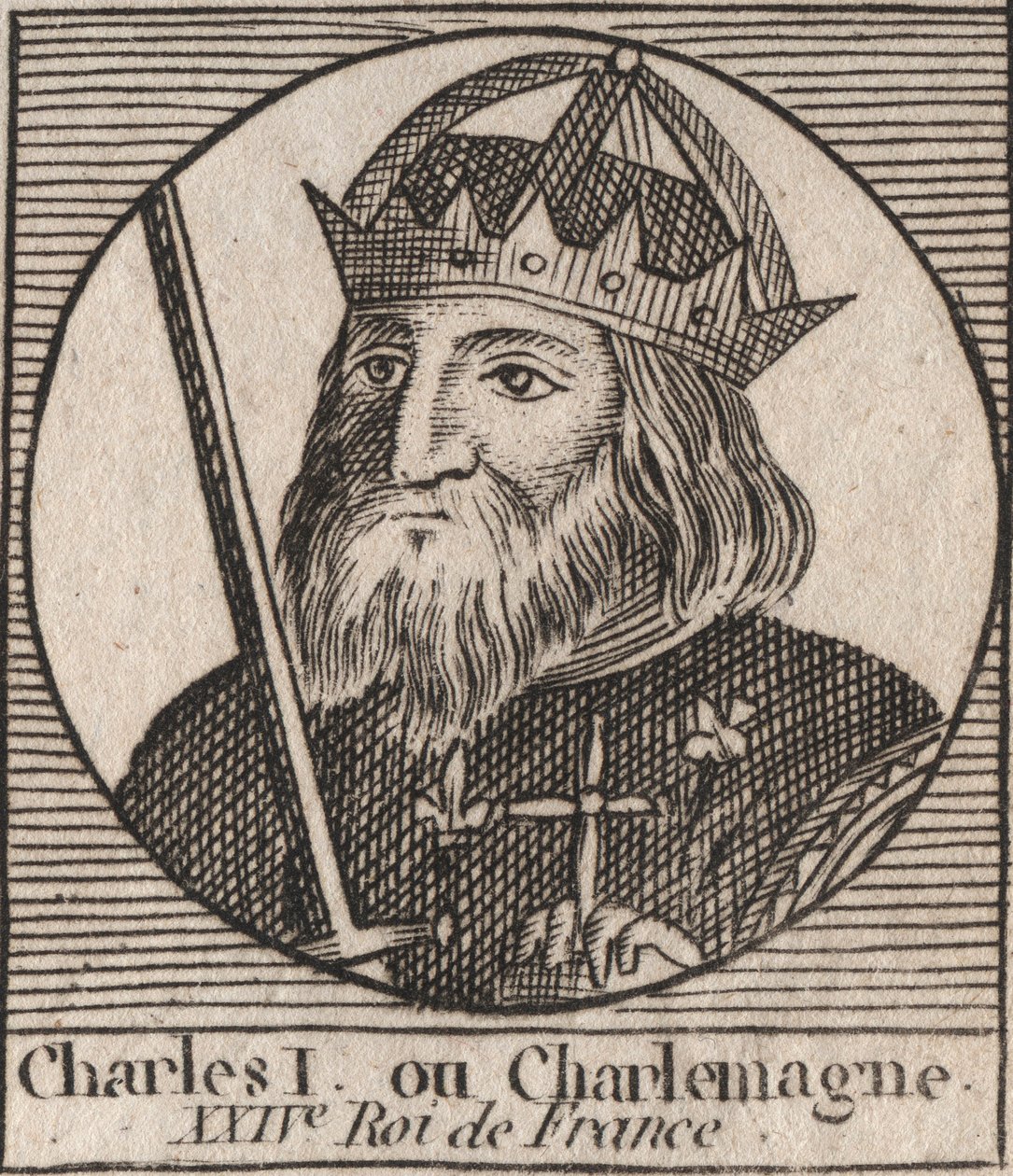 Charlemagne (Carolus Magnus, Charles le Grand) (747-814) Roi des Francs et empereur chrétien d