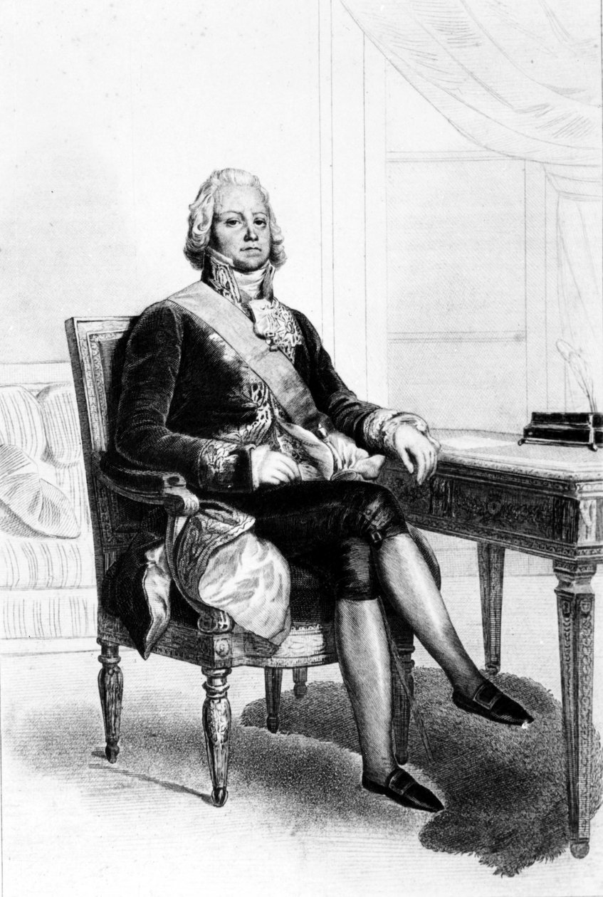 Charles Maurice de Talleyrand Périgord (1754-1838), homme politique français. Gravure du 19ème siècle. - Unknown artist
