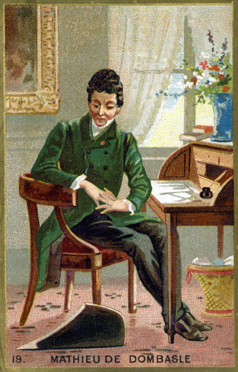 Christophe Joseph Alexandre Mathieu de Dombasle (1777 - 1843) astronome français - Unknown artist
