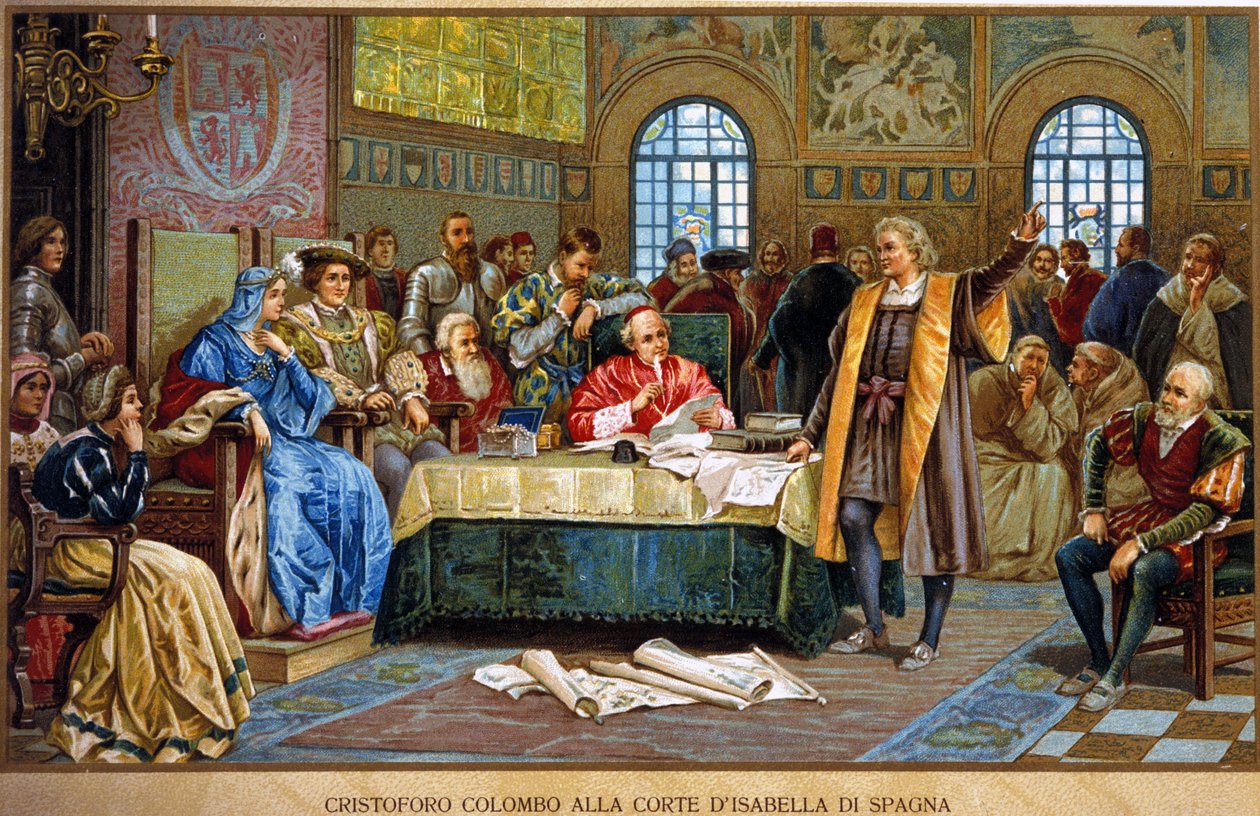 Christophe Colomb à la cour d