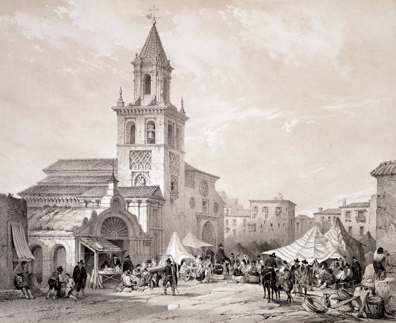 Église de la Feria à Séville, « Espagne artistique et monumentale des sites et monuments célèbres d