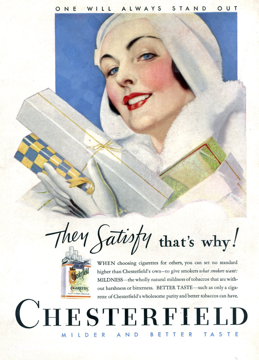 Cigarette Chesterfield - Unknown Artist