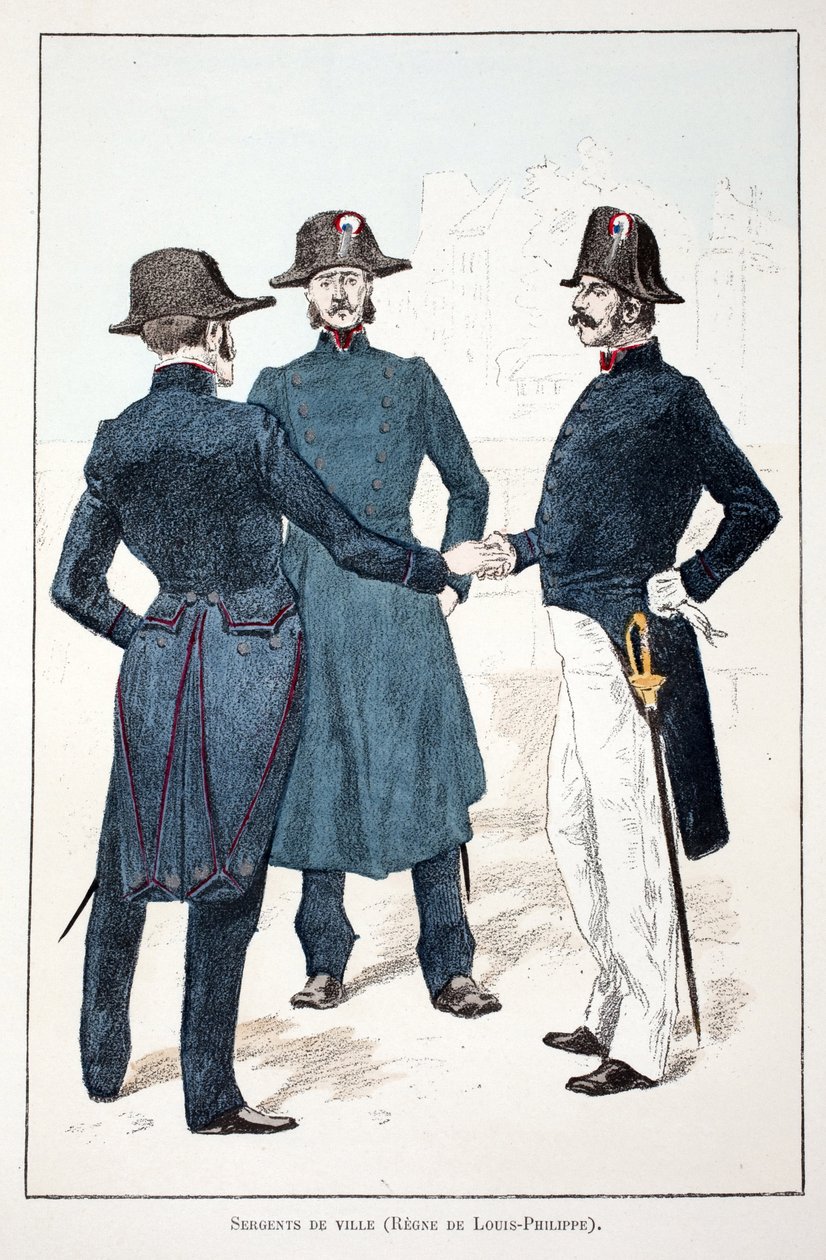 Sergents de ville, règne de Louis-Philippe I (Louis Philippe) d