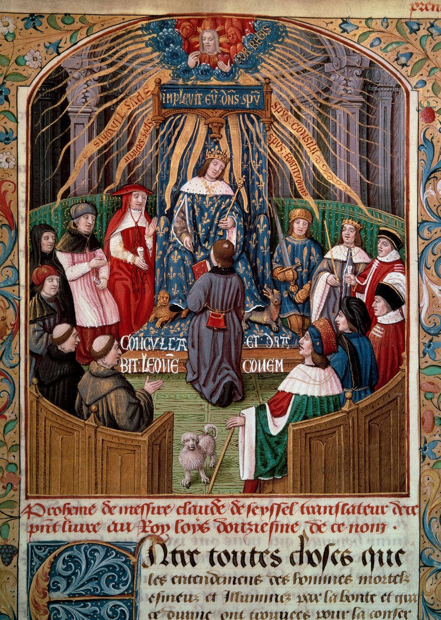 Claude de Seyssel offre son livre au roi Louis XII - Unknown artist