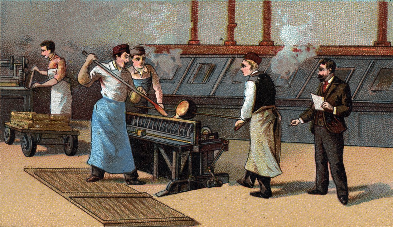 Fabrication de pièces de monnaie, lames d