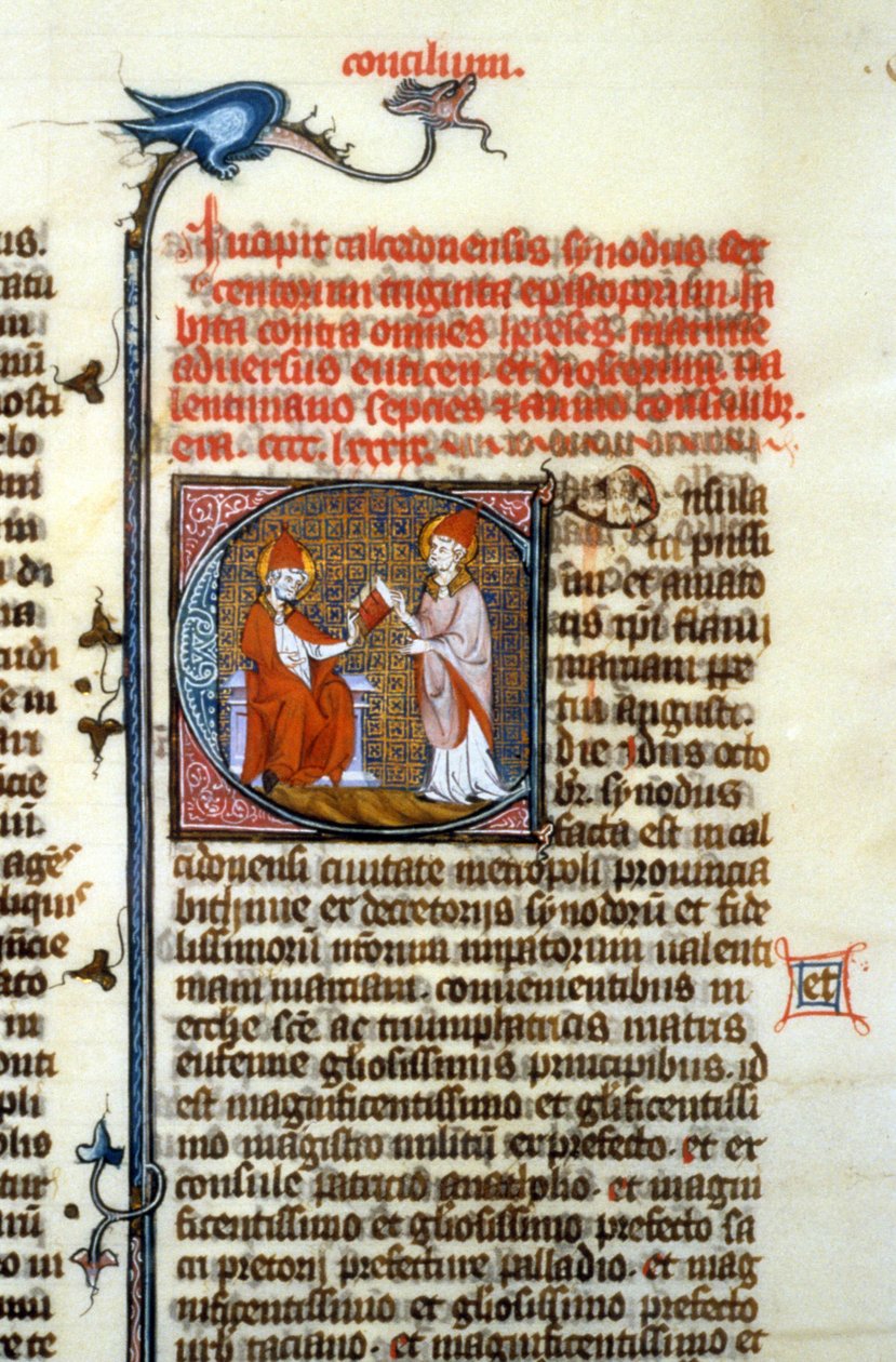 Concile de Chalcédoine, 451 - Miniature du Moyen Âge - Unknown artist