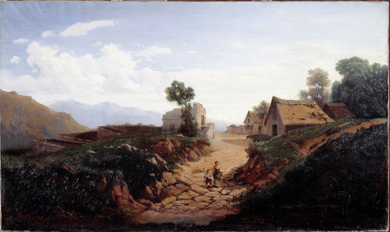 Route de campagne - Unknown artist