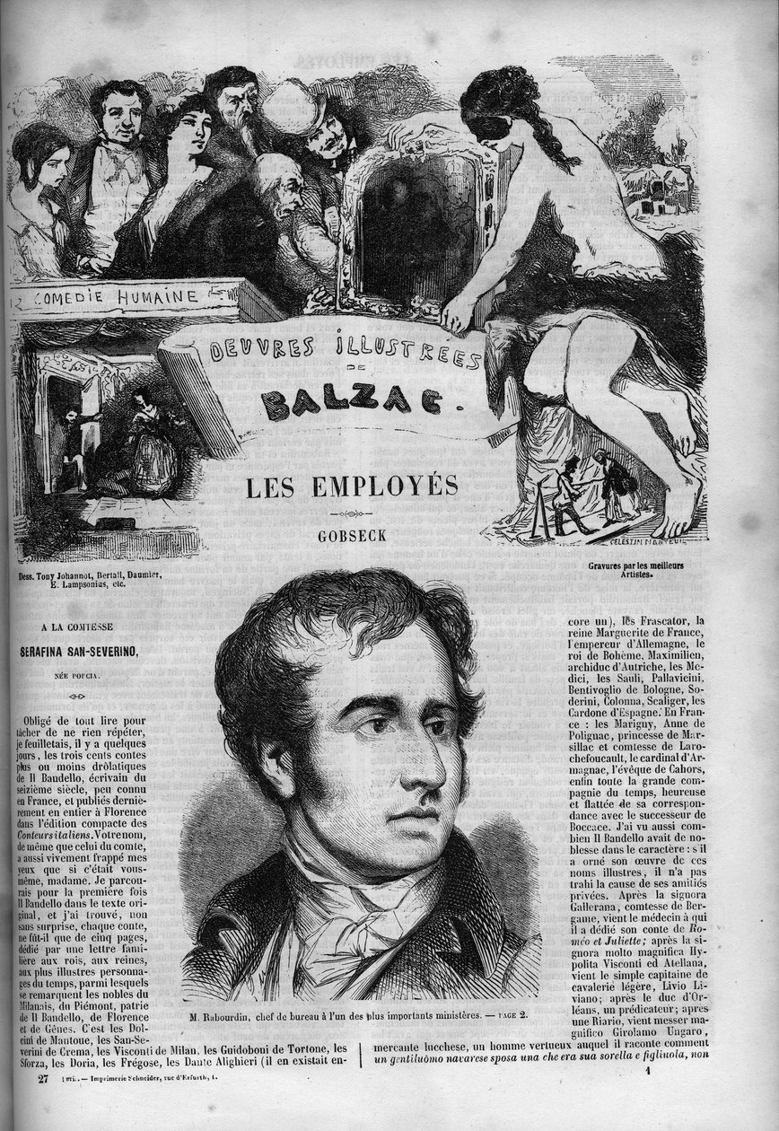 Couverture du roman « Les Employés » - Unknown artist
