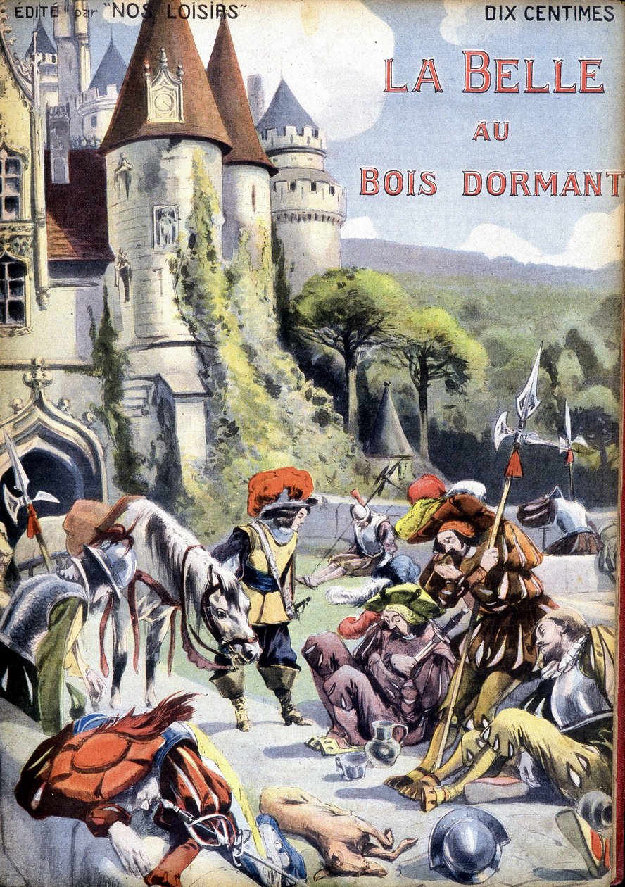 Couverture du conte de Charles Perrault « La belle au bois dormant » - Unknown artist