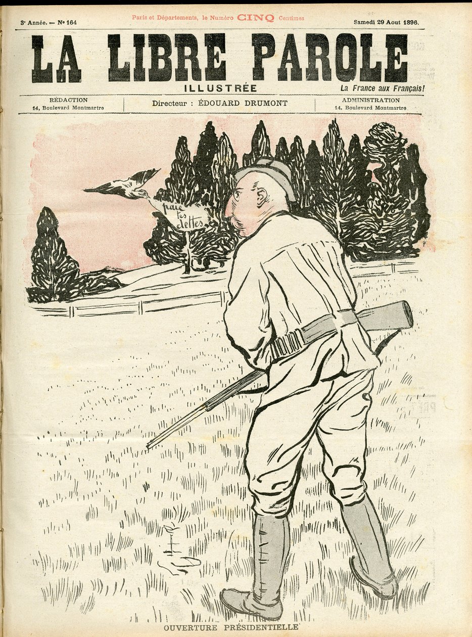 Couverture de "La Libre parole illustrée" - Unknown Artist