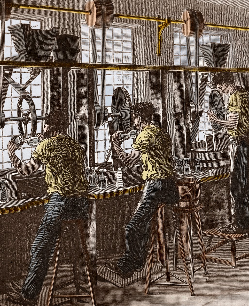 Taille et polissage du cristal et du verre - Unknown artist