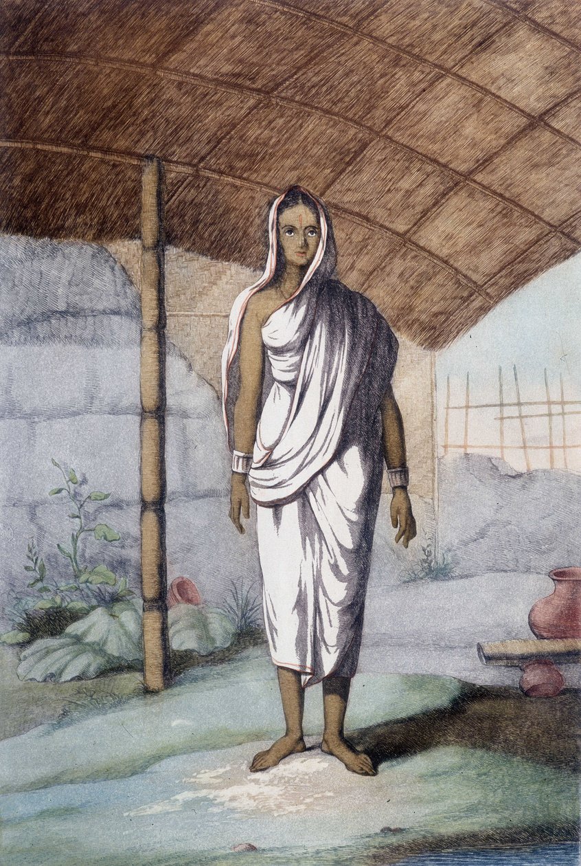 Culture, civilisation et société indiennes : femme de la caste inférieure - Unknown artist