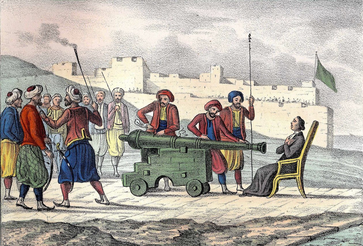 Mort à Alger en 1683 du Père LE VACHER (Jean Levacher), missionnaire français lors du bombardement d