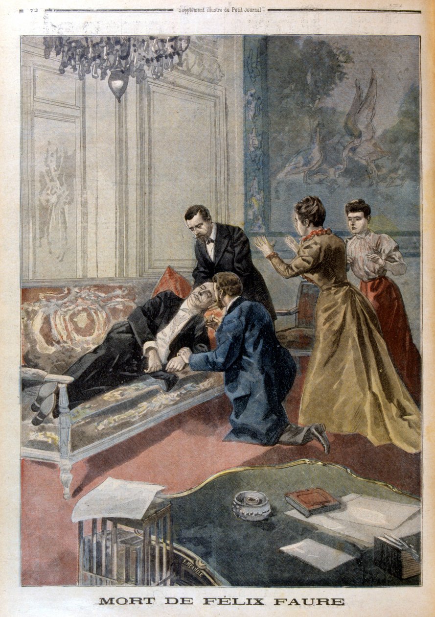 Mort de Félix Faure dans les salons de l