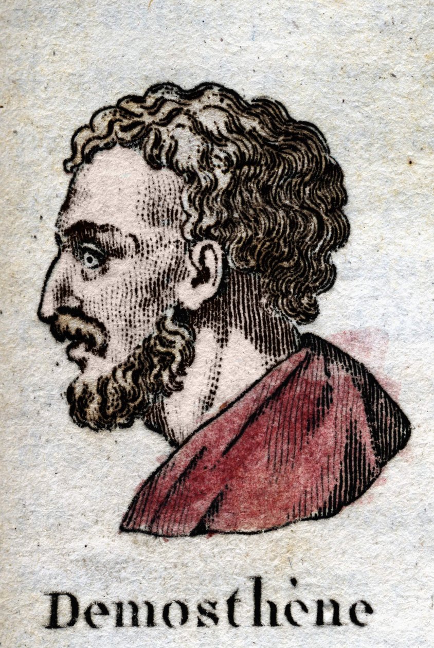 Démosthène (Athènes -384 - Calaurie -322), l