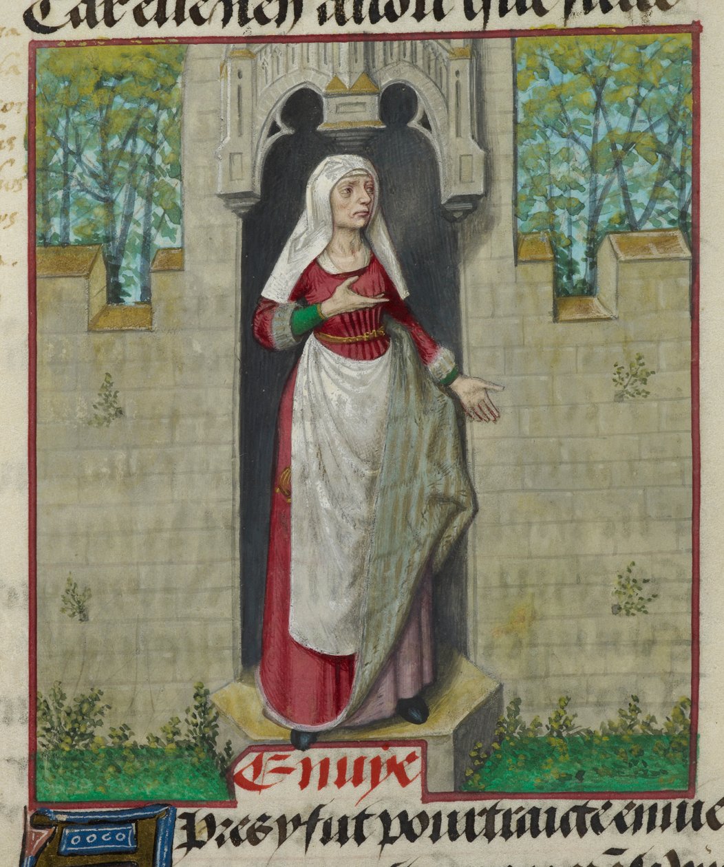 (détail) de la figure allégorique de l