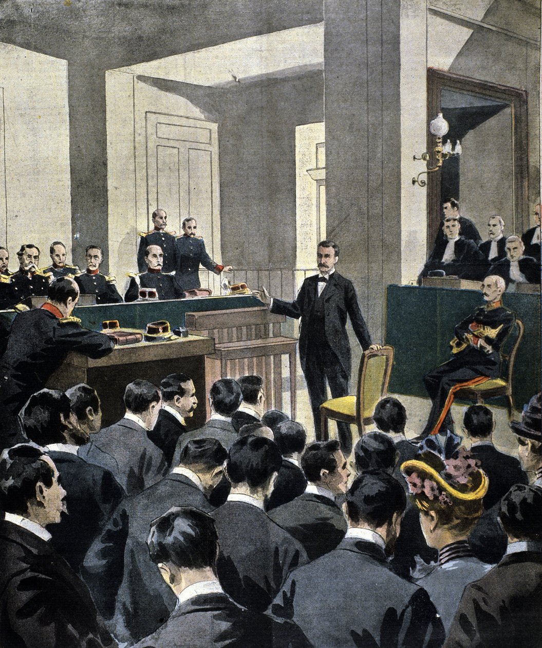 Affaire Dreyfus : témoignage du lieutenant-colonel Georges Picquart (1854-1914) au procès de l