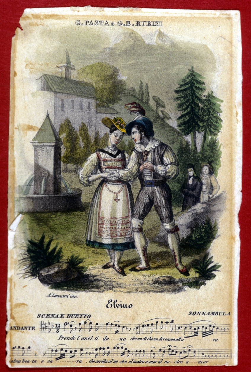 Duo entre Giuditta Pasta et Gian Battista Rubini dans l