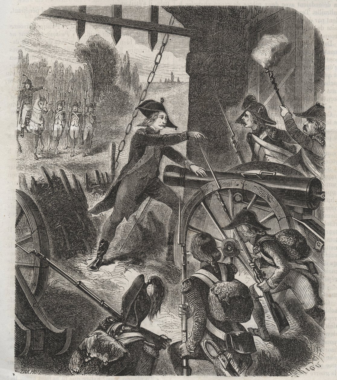 Révolution anglaise. Acte héroïque de Desilles - Révolution française : l
