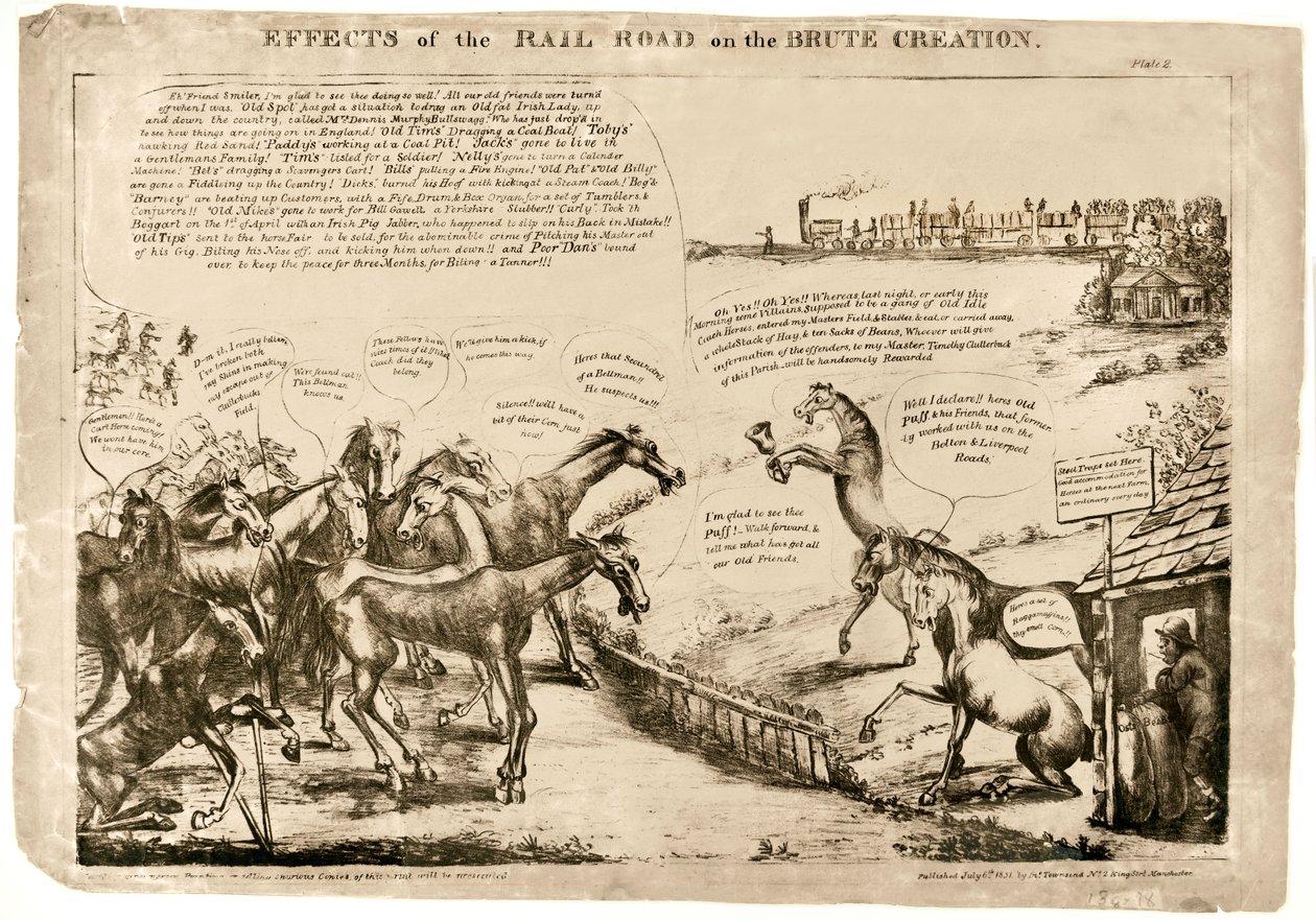 Effets de la voie ferrée sur la Brute Création n° 2 - Unknown artist