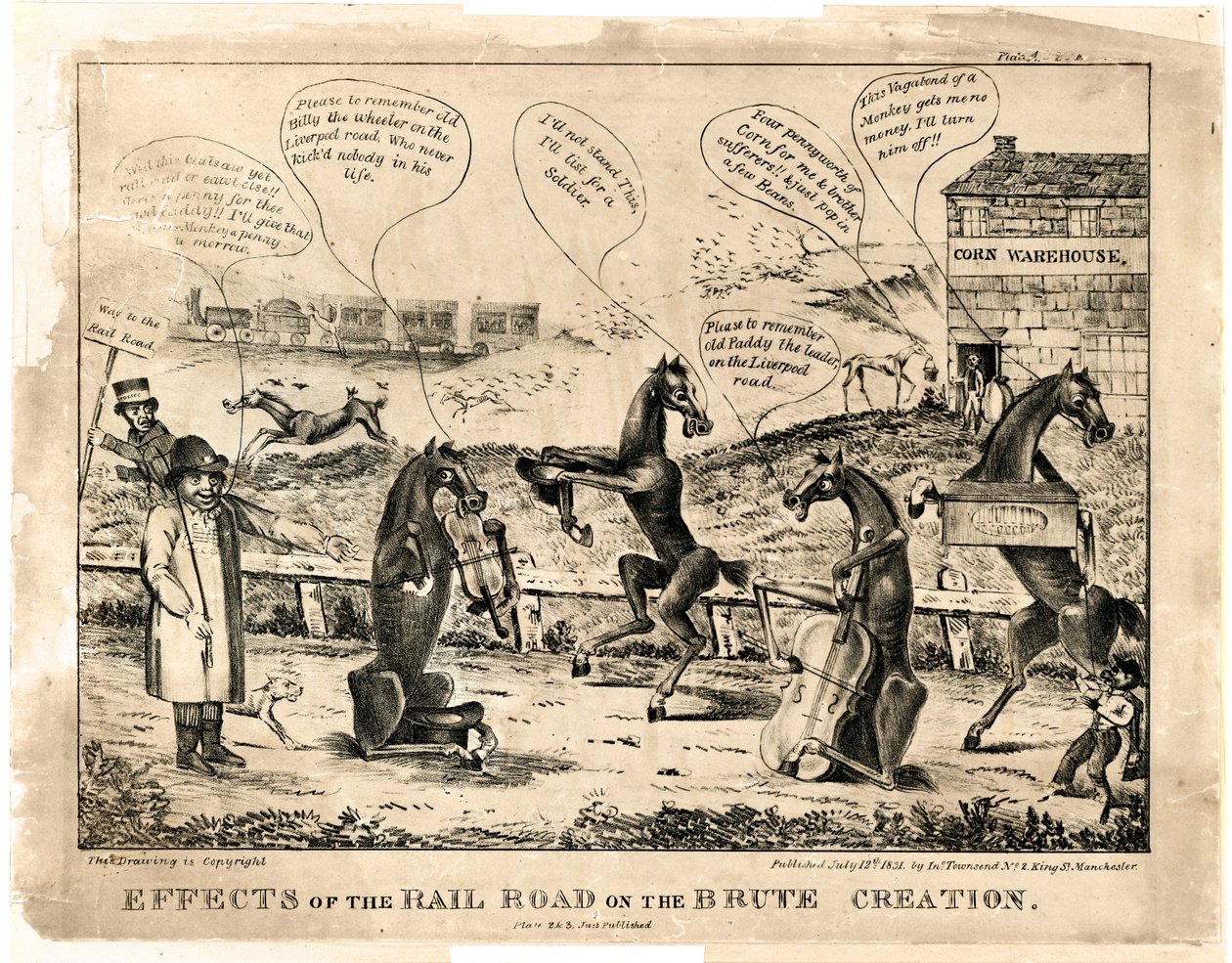 Effets de la route ferroviaire sur la Brute Création n° 4 - Unknown artist