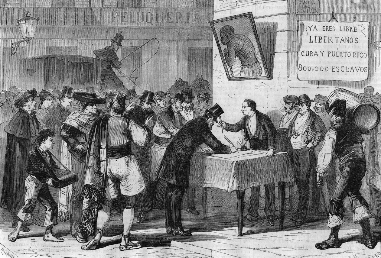Événements en Espagne en 1885 : souscription publique à Madrid pour l