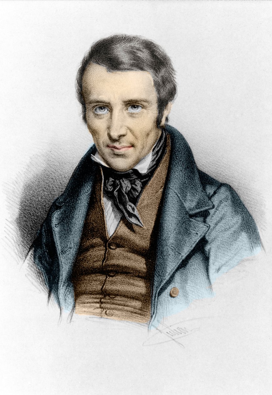 Félicité Robert de La Mennais ou Lamennais. Prêtre et écrivain français (Saint-Malo) - Unknown artist