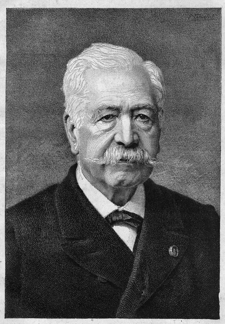 Ferdinand de Lesseps (1805-1894), diplomate et administrateur français. - Unknown artist