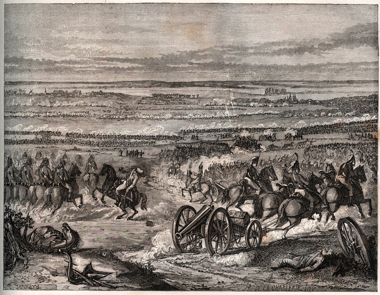 Première coalition: Bataille de La Favorite (Italie), janvier 1797, entre les troupes françaises de Napoléon et l