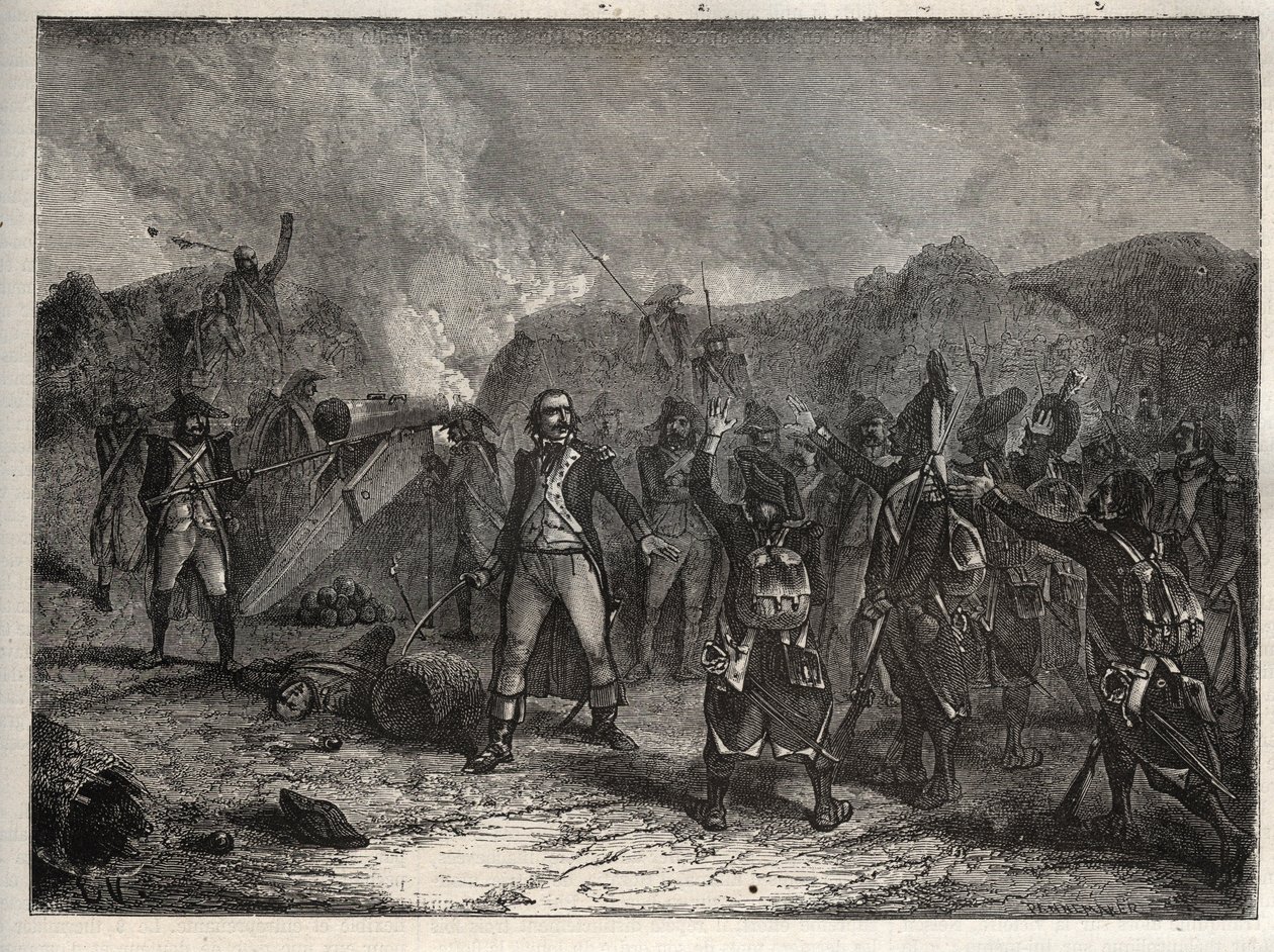 Première coalition : Colonel Antoine Guillaume Rampon (1759-1842) à la bataille de Montenotte le 12 avril 1796, pendant la campagne d