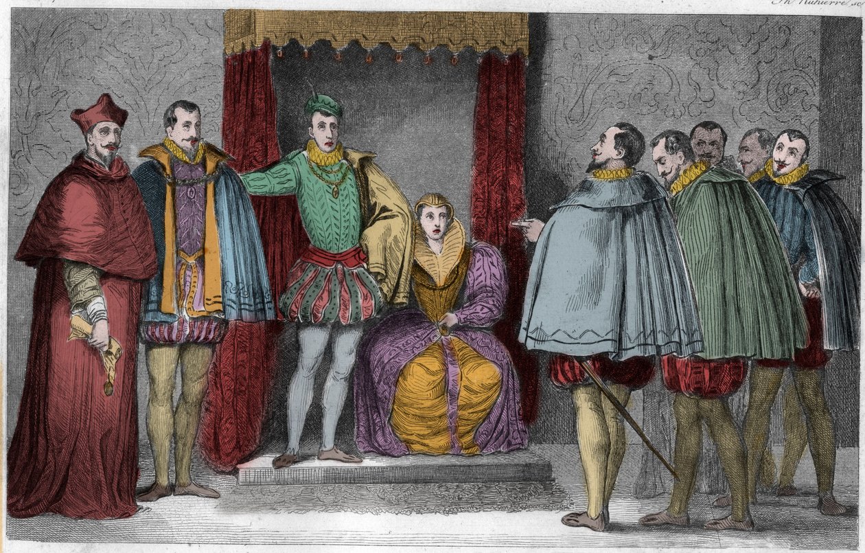 François II (1544-60) informe les députés parlementaires que le duc de Guise et le cardinal gouverneront l