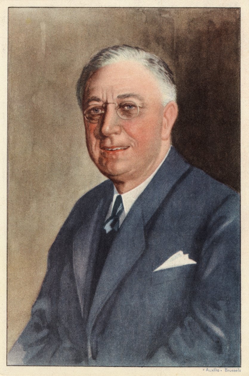 Franklin D Roosevelt (illustration) - Unknown artist
