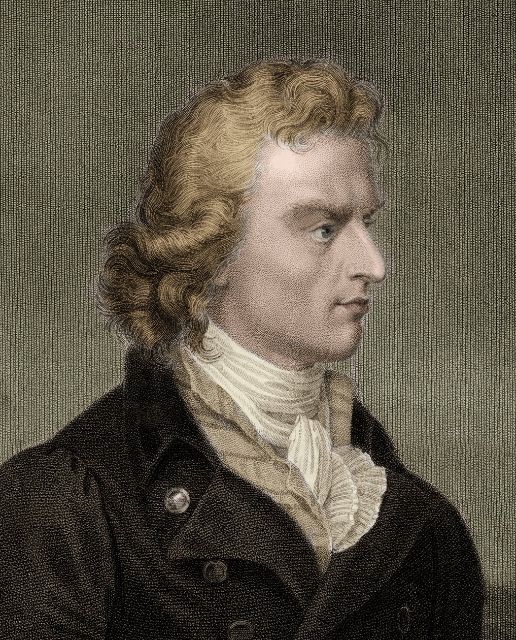 Friedrich Von Schiller (1759-1805) - gravure du 19e siècle - Unknown artist