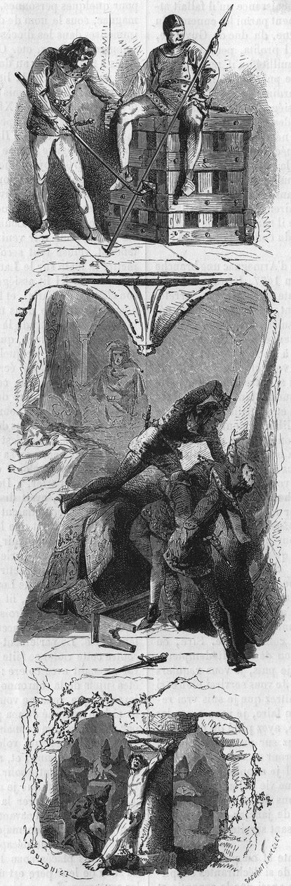 De haut en bas : Le duc d