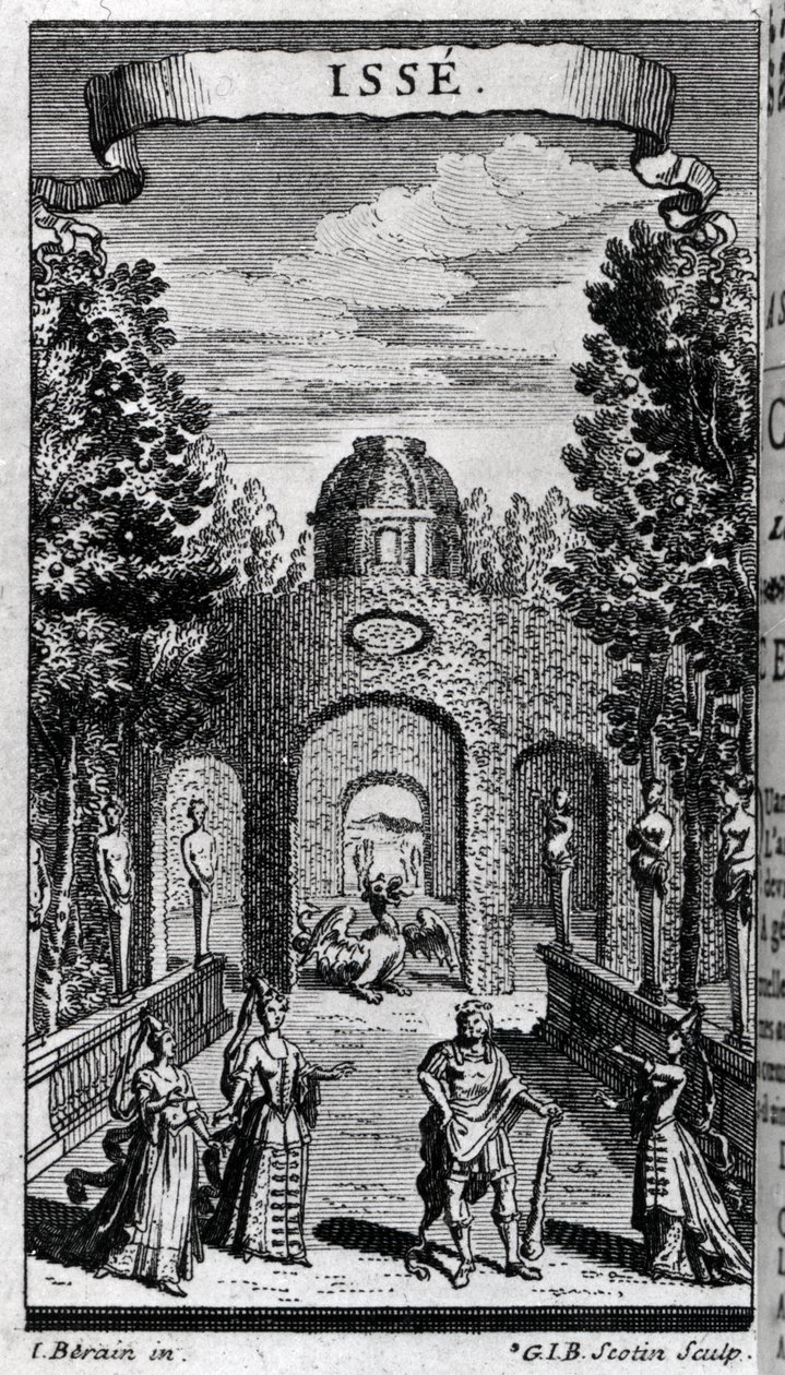 Frontispice de "ISSE" pastorale héroïque, trois actes et prologue - Unknown artist