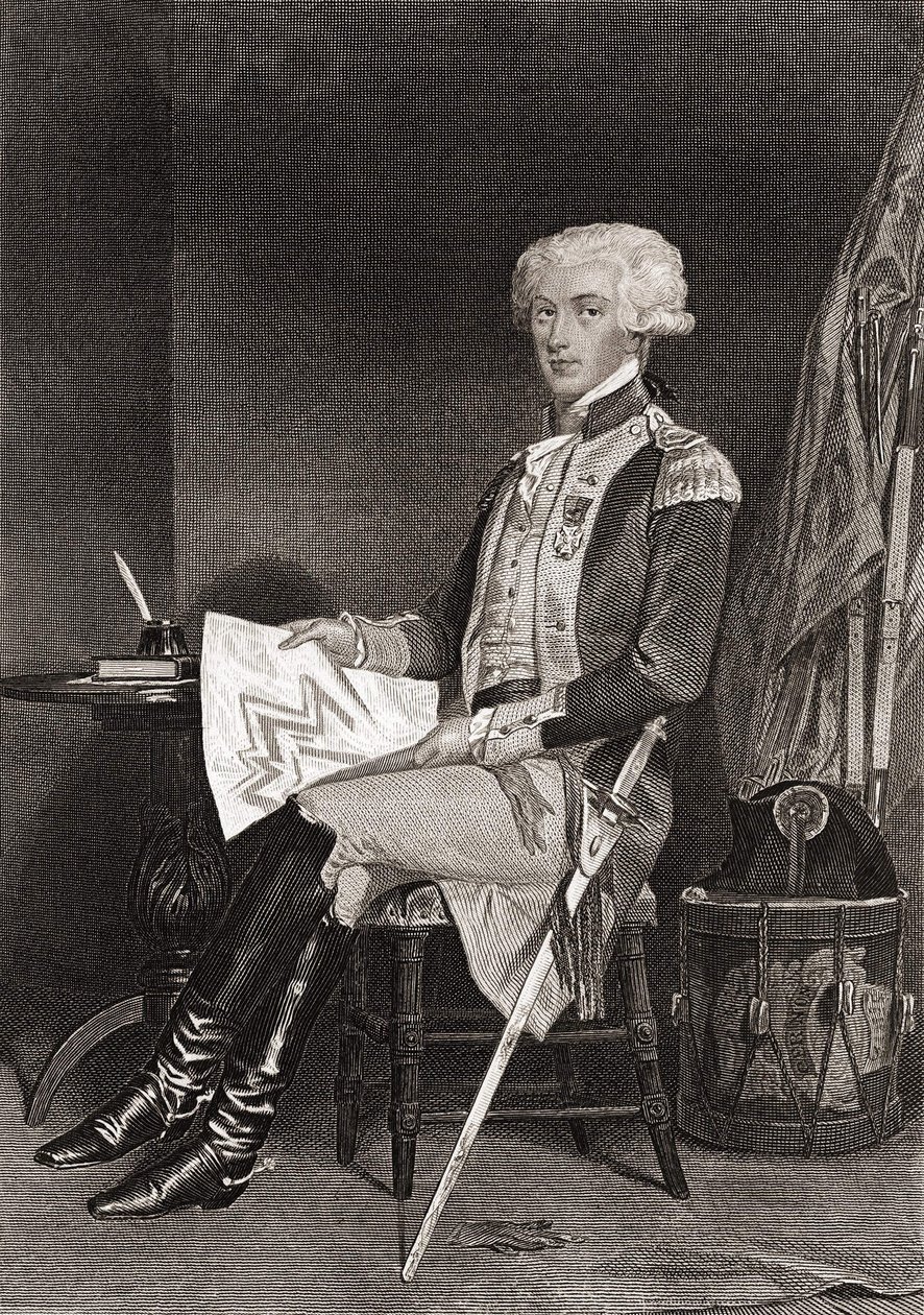 Général La Fayette (Lafayette) (1757-1834) - Unknown artist