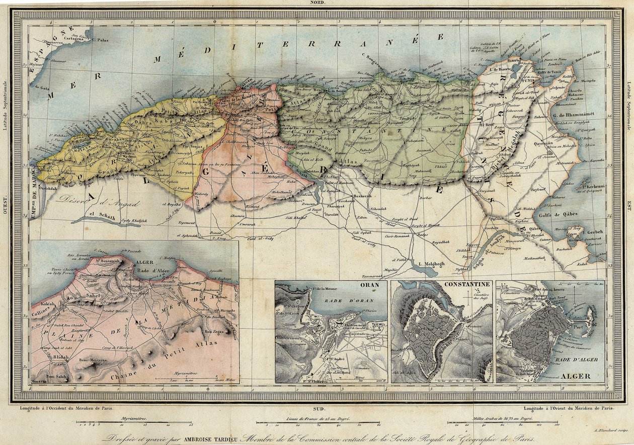 Carte géographique de l