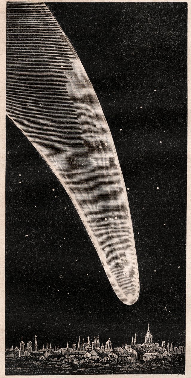 Grande comète de 1811 - gravure vers 1867 - Unknown artist