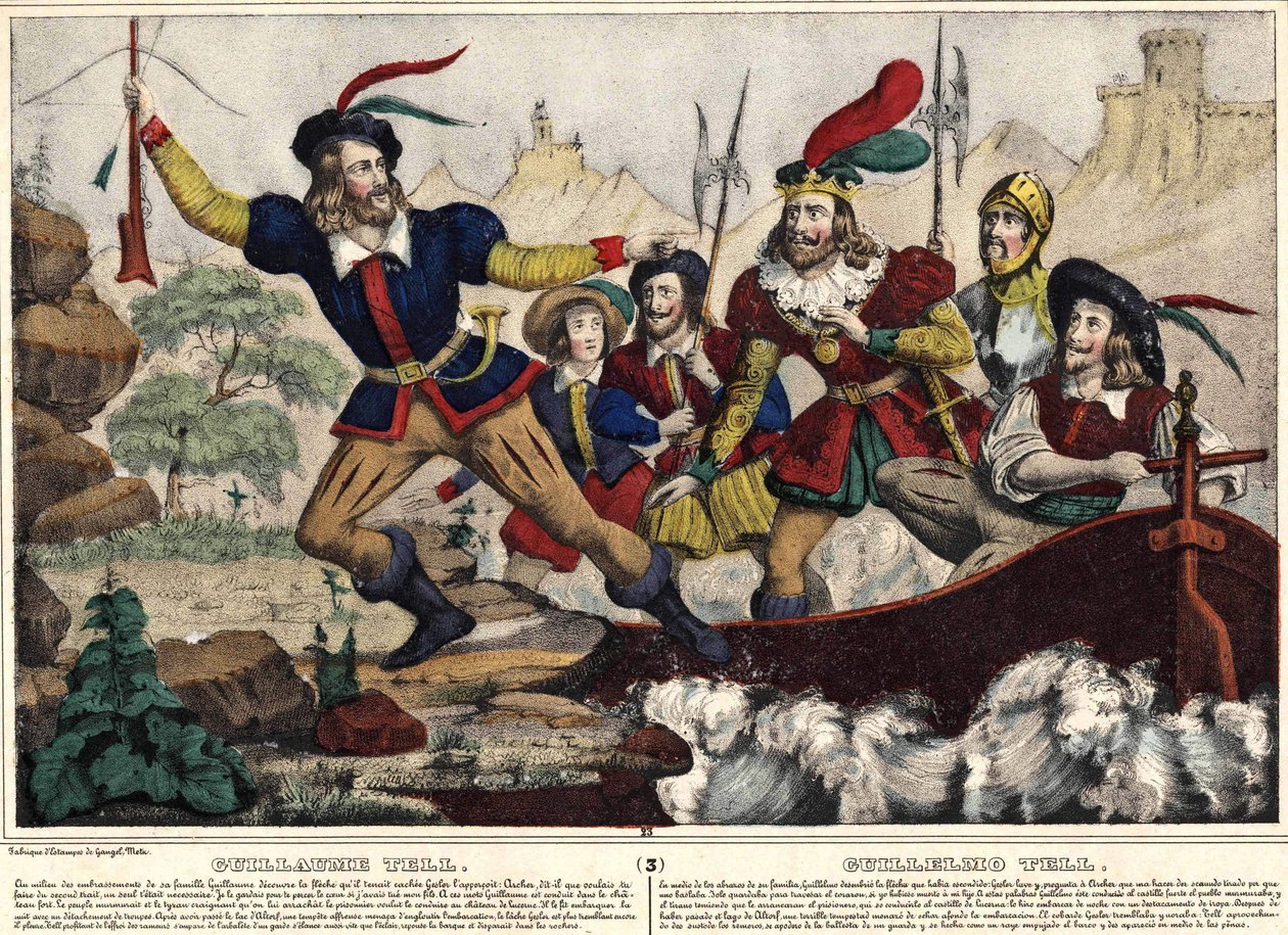 Guillaume Tell découvre la flèche - Unknown artist